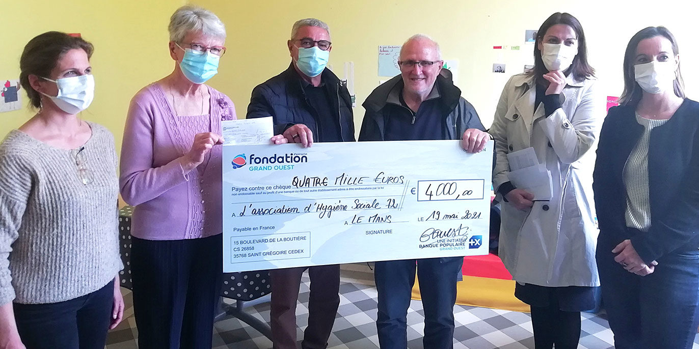 remise de chèque à l'ahss